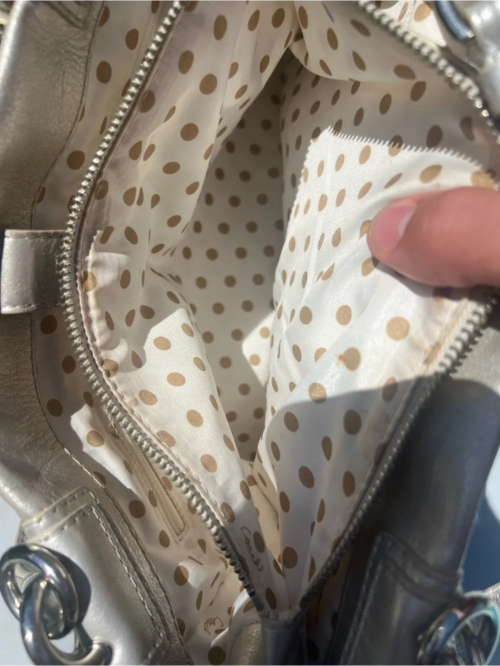 Rare SAMPLE Coach Peyton Carryall Satchel